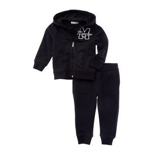 Moncler Girls  2Pc Hoodie & Pant Set, Blue